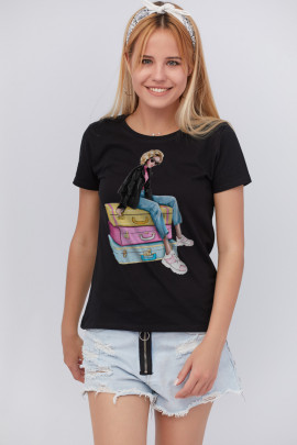 Футболка Basic / дихаючий принт /