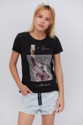 Футболка Basic / дихаючий принт /