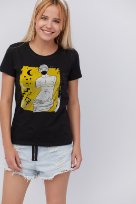 Футболка Basic / дихаючий принт /