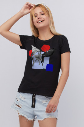 Футболка Basic / дихаючий принт /