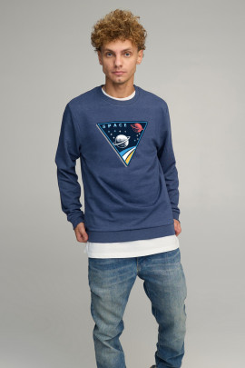 Світшот чоловічий BASIC /no flis/