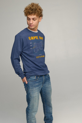 Світшот чоловічий BASIC /no flis/