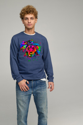 Світшот чоловічий BASIC /no flis/