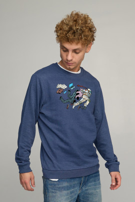 Світшот чоловічий BASIC /no flis/