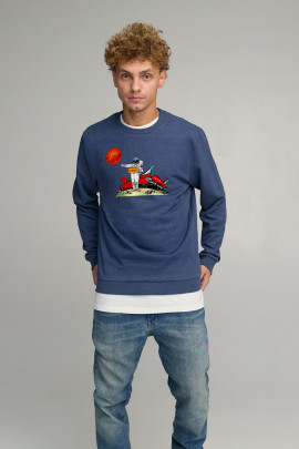 Світшот чоловічий BASIC /no flis/