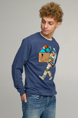 Світшот чоловічий BASIC /no flis/