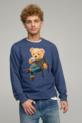 Світшот чоловічий BASIC /no flis/