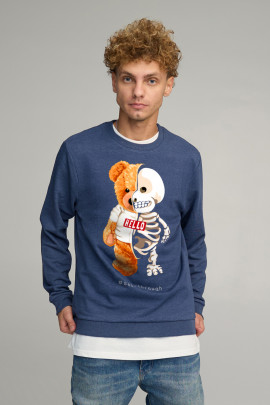 Світшот чоловічий BASIC /no flis/