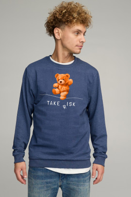 Світшот чоловічий BASIC /no flis/