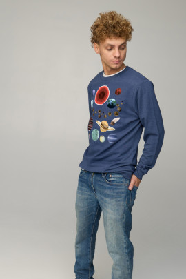 Світшот чоловічий BASIC /no flis/