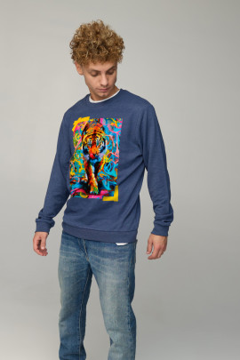 Світшот чоловічий BASIC /no flis/