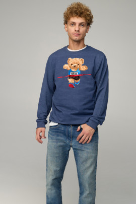 Світшот чоловічий BASIC /no flis/