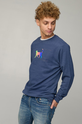 Світшот чоловічий BASIC /no flis/