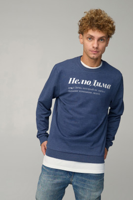 Світшот чоловічий BASIC /no flis/