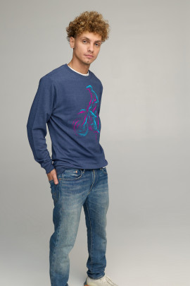 Світшот чоловічий BASIC /no flis/