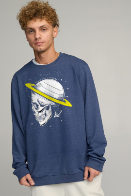 Світшот чоловічий OVERSIZE /no flis/