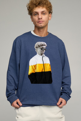 Світшот чоловічий OVERSIZE /no flis/