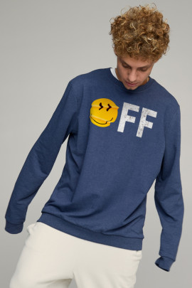 Світшот чоловічий OVERSIZE /no flis/