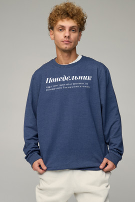 Світшот чоловічий OVERSIZE /no flis/