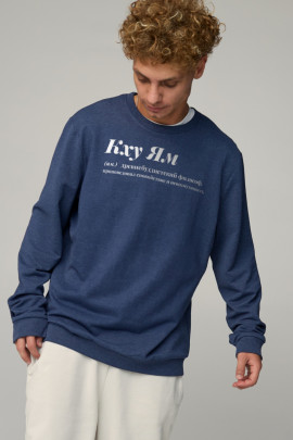 Світшот чоловічий OVERSIZE /no flis/