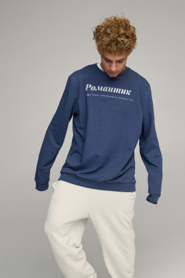 Світшот чоловічий OVERSIZE /no flis/