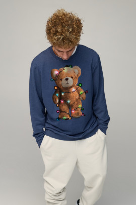 Світшот чоловічий OVERSIZE /no flis/