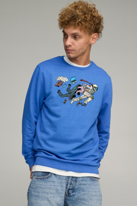 Світшот чоловічий BASIC /no flis/