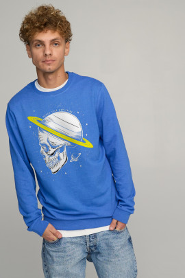 Світшот чоловічий BASIC /no flis/