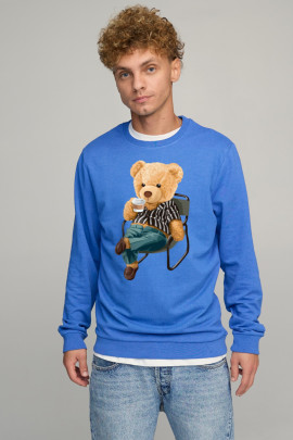 Світшот чоловічий BASIC /no flis/