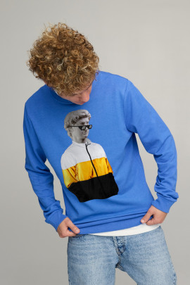 Світшот чоловічий BASIC /no flis/