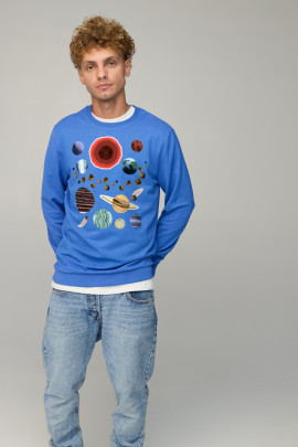 Світшот чоловічий BASIC /no flis/