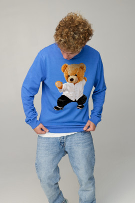 Світшот чоловічий BASIC /no flis/