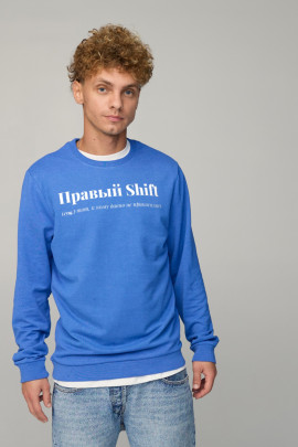 Світшот чоловічий BASIC /no flis/