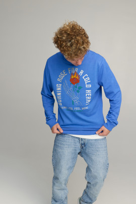 Світшот чоловічий BASIC /no flis/