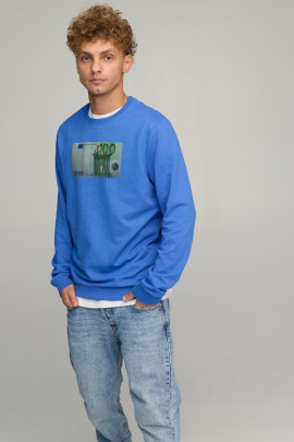 Світшот чоловічий BASIC /no flis/