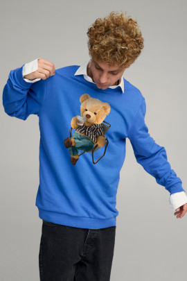 Світшот чоловічий OVERSIZE /no flis/