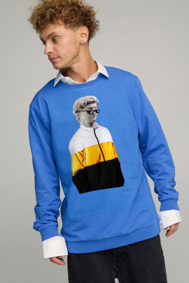 Світшот чоловічий OVERSIZE /no flis/