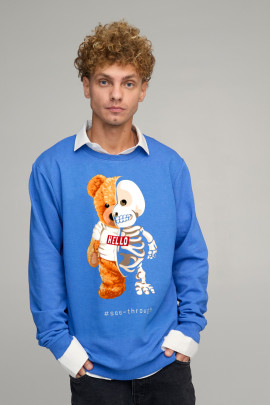 Світшот чоловічий OVERSIZE /no flis/