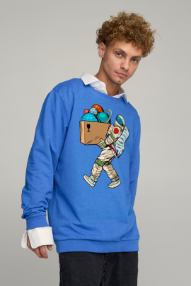 Світшот чоловічий OVERSIZE /no flis/