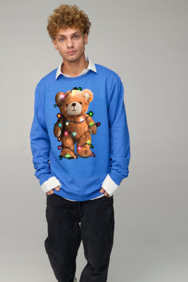 Світшот чоловічий OVERSIZE /no flis/