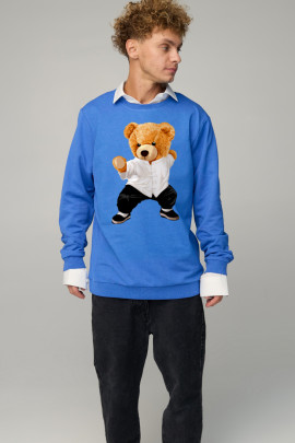 Світшот чоловічий OVERSIZE /no flis/