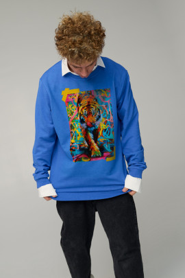 Світшот чоловічий OVERSIZE /no flis/