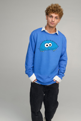 Світшот чоловічий OVERSIZE /no flis/