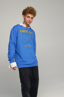 Світшот чоловічий OVERSIZE /no flis/