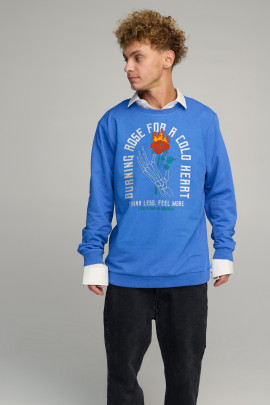 Світшот чоловічий OVERSIZE /no flis/