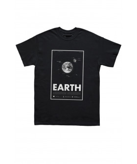 Футболка Trace of Space чоловіча чорна  "Earth"