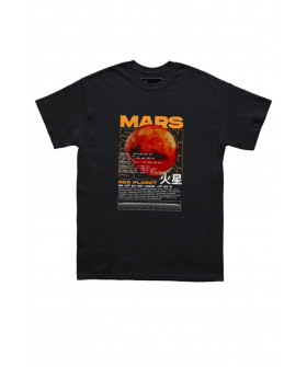 Футболка Trace of Space чоловіча чорна  "Mars"