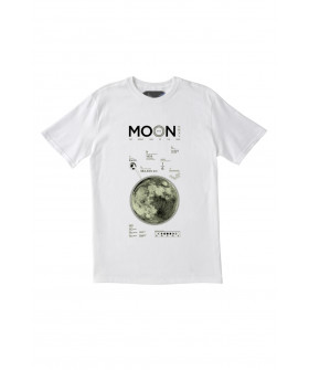 Футболка Trace of Space чоловіча біла "Moon"
