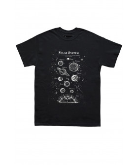 Футболка Trace of Space чоловіча чорна  "Solar system"