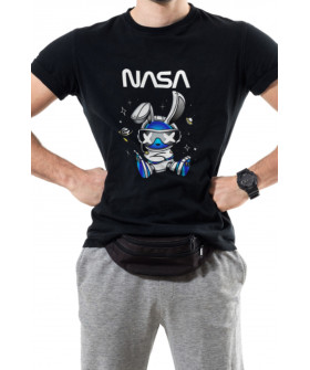 Футболка Trace of Space чоловіча чорна  "NASA"